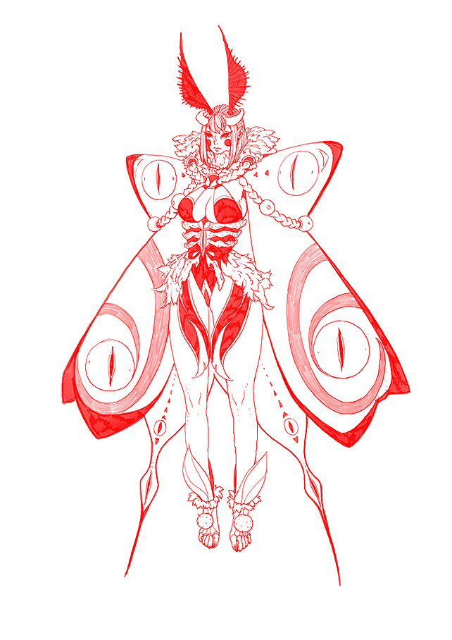 神坛-妖鬼怪（图ZMjcyNTEzNDIw） - 概念设定 - 站酷设计师B猴子原创素材 - 站酷ZCOOL