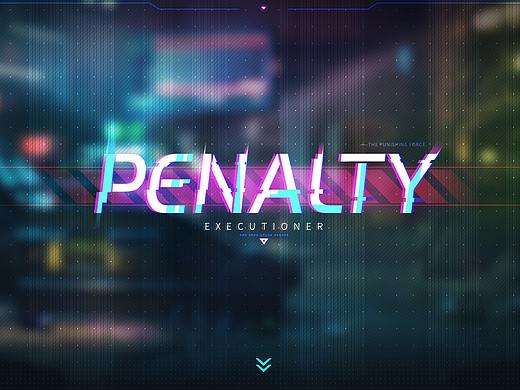二次元《PENALTY》界面设计