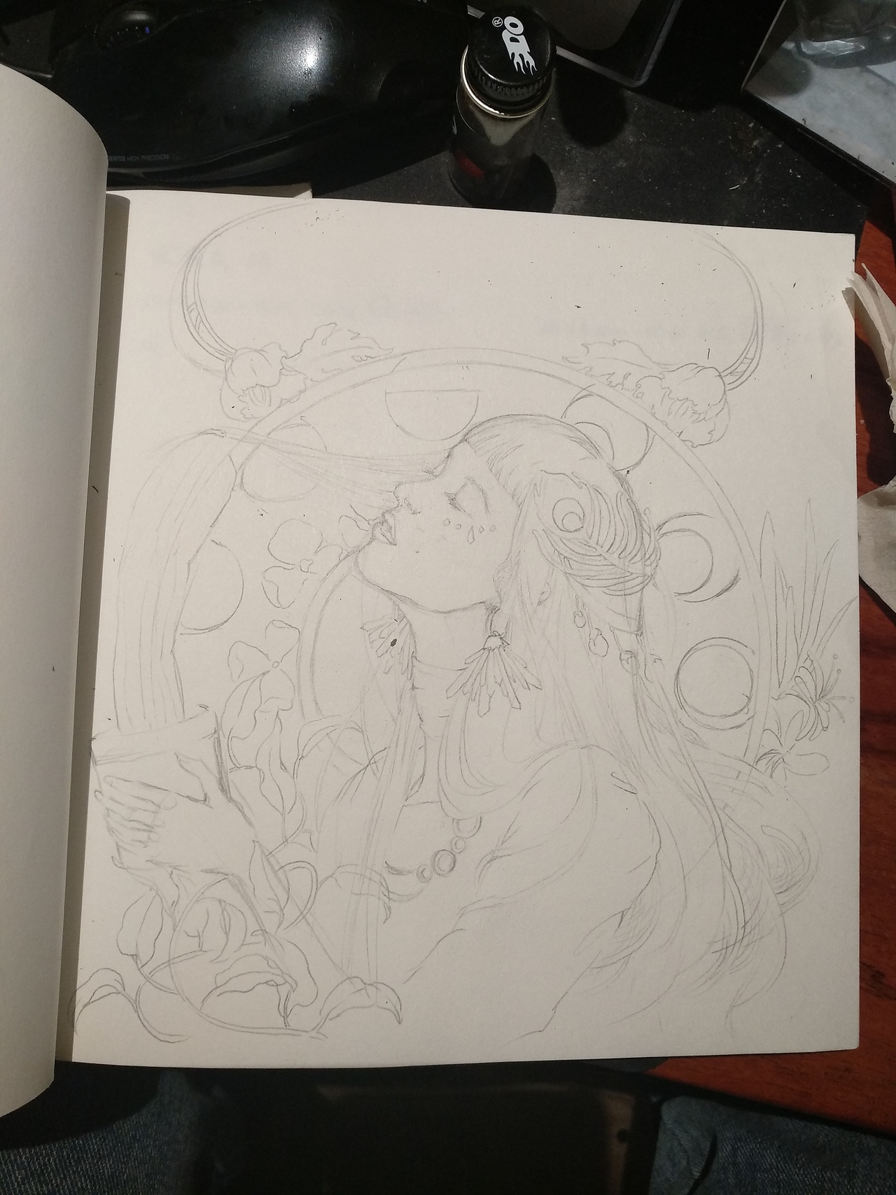 迷恋很久的穆夏图（图ZMTEyODEwMjUy） - 其他 - 站酷设计师黑甲绘本原创素材 - 站酷ZCOOL