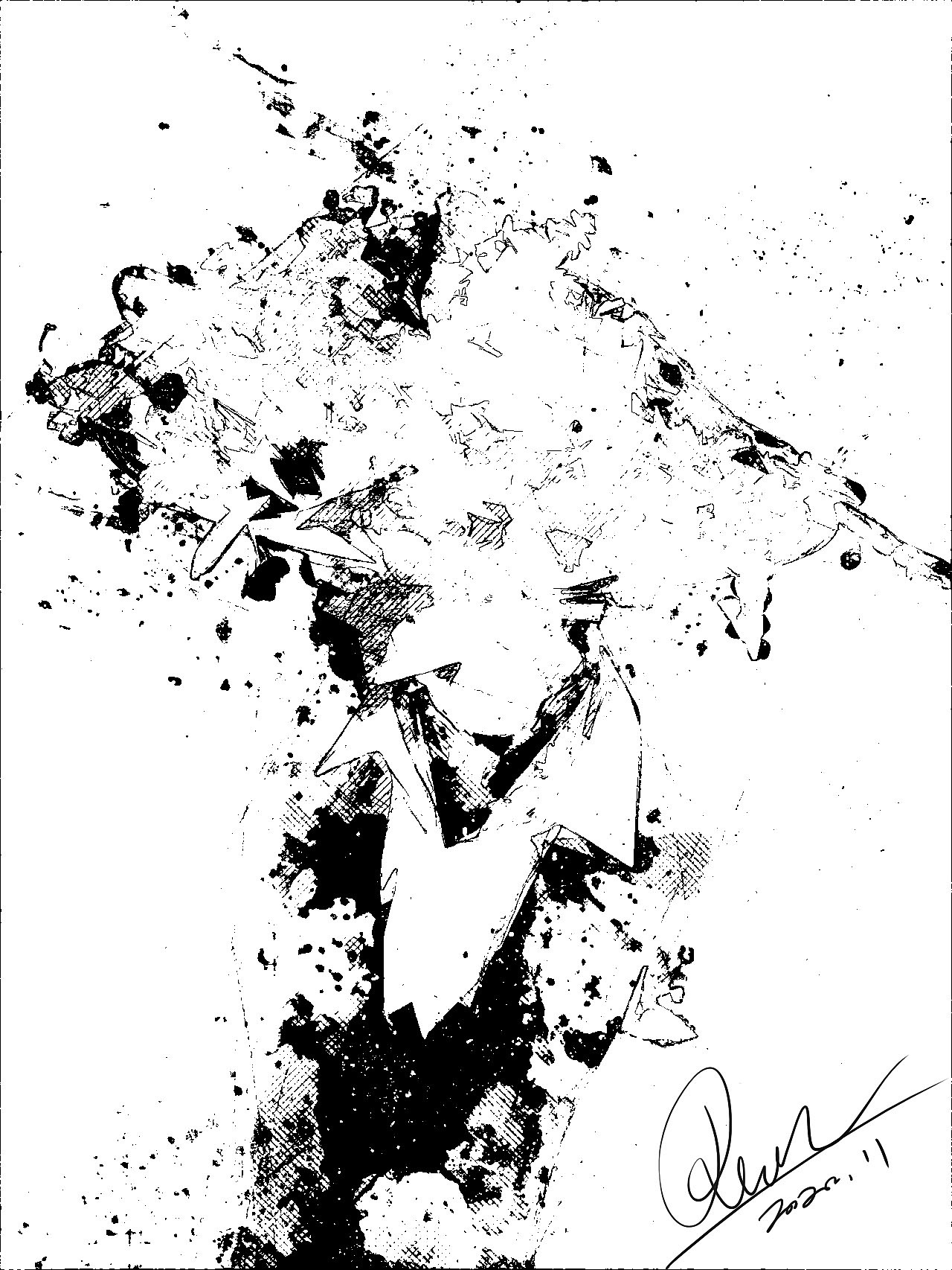 2020-11-25-戴鲜花草帽的少年