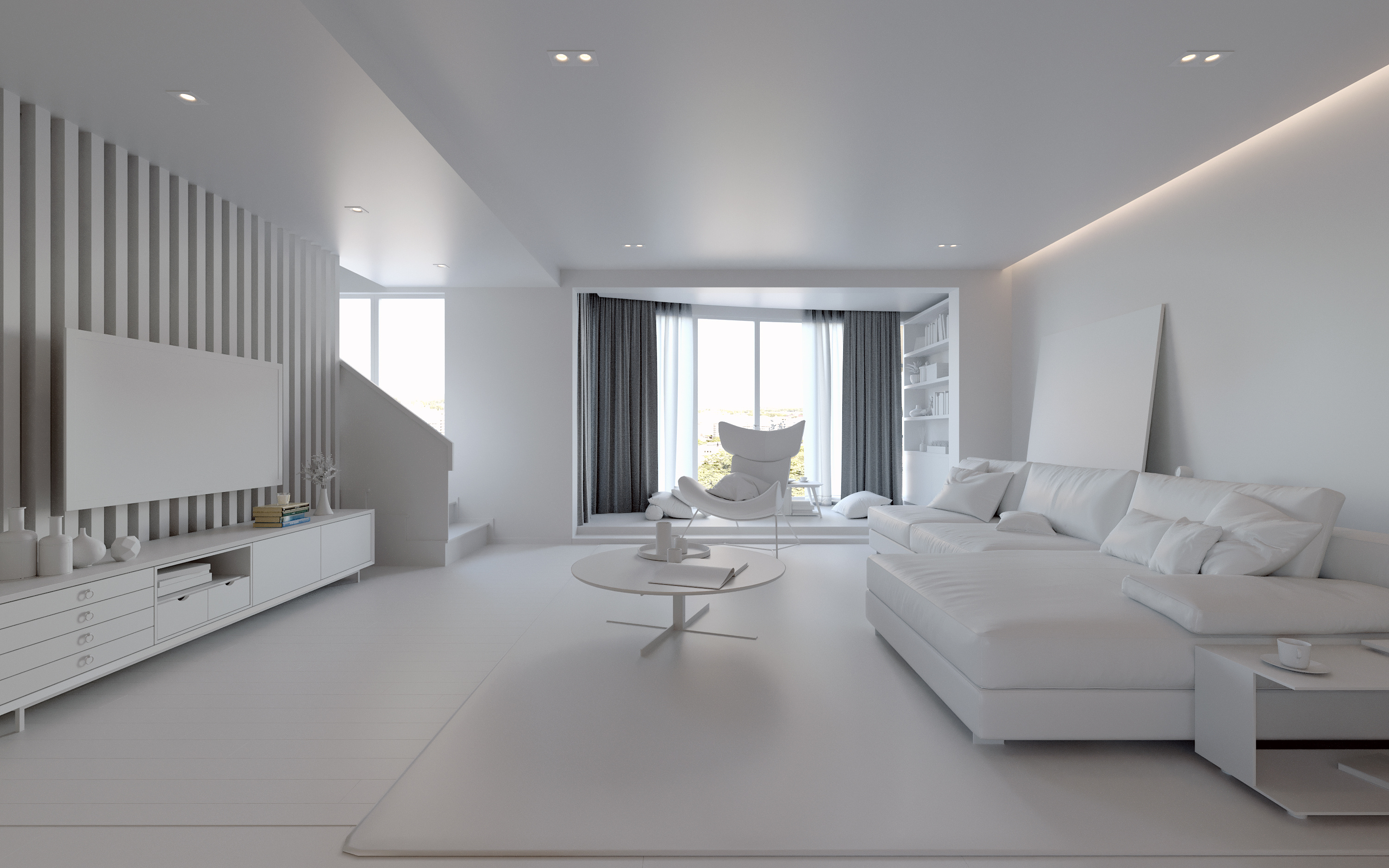 一组实战经验空间视觉效果表现