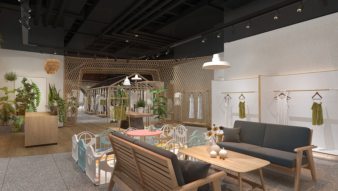 片段女装店（图ZMjQxMTQ1NzQ4） - 建筑/空间 - 站酷设计师Z63348636原创素材 - 站酷ZCOOL