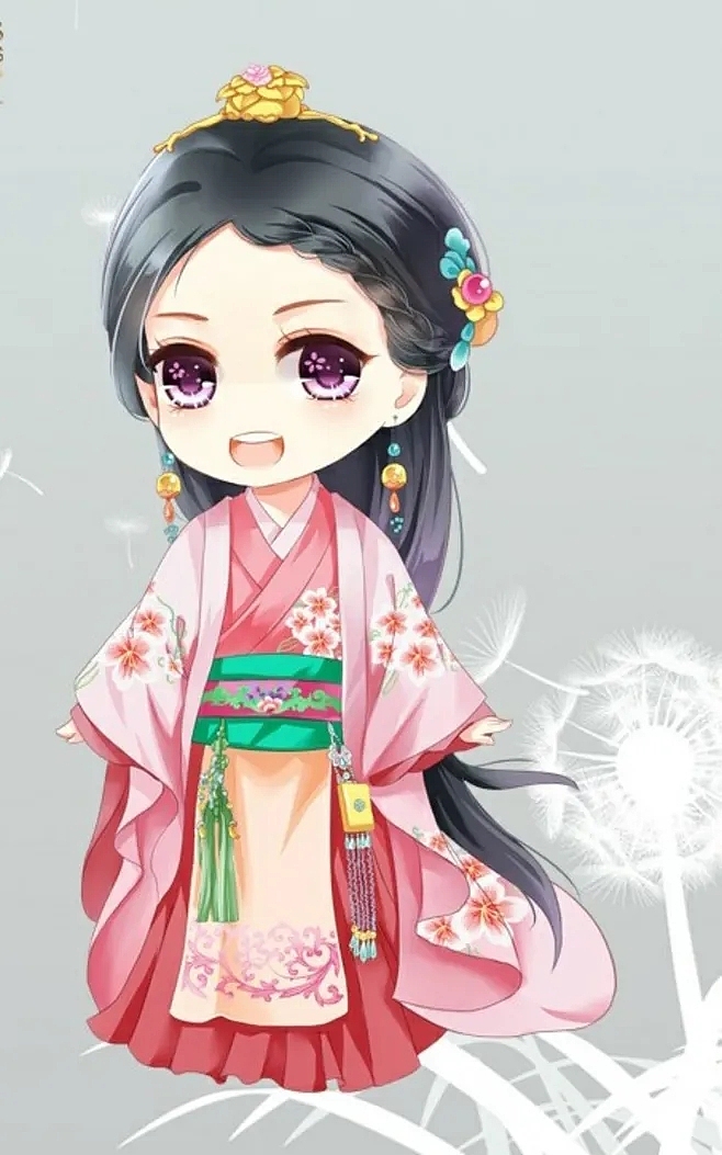 Q版可爱风临摹素材