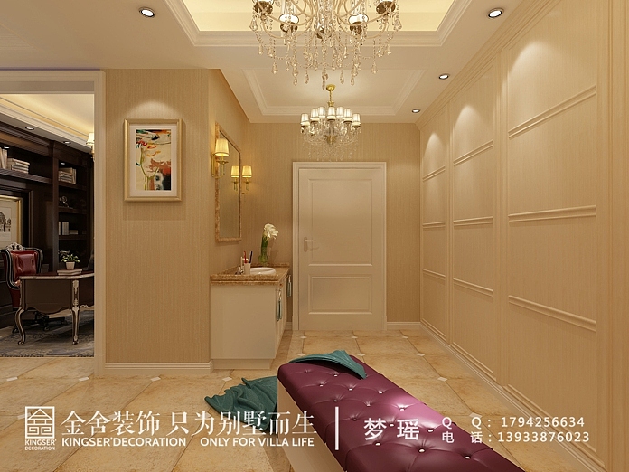 天山九峯210平米欧式风格装修效果图