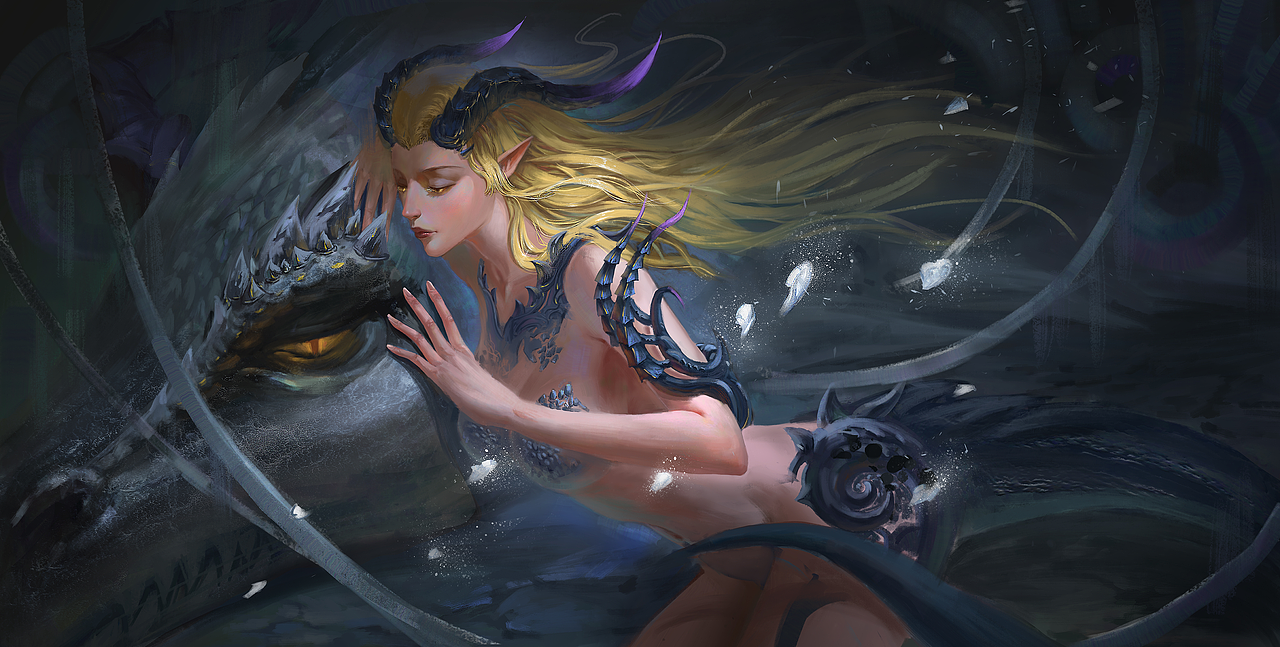 很久以前画的龙族的夏弥的设定