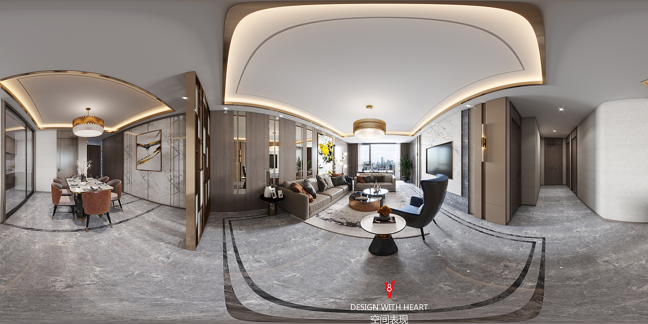 现代风格客餐厅