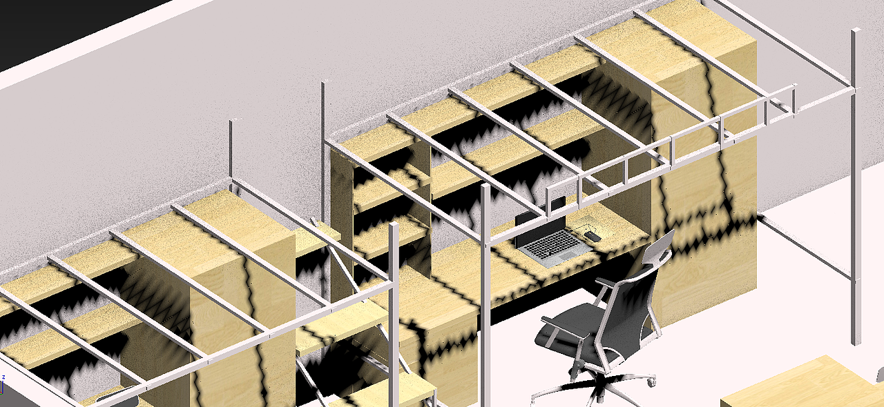 办公 柜子 老宿舍 3D效图（图ZMjc4NTc0NDI0） - 建筑/空间 - 站酷设计师Z60513575原创素材 - 站酷ZCOOL