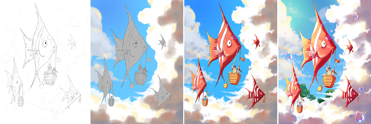 泡泡鱼—云间旅行