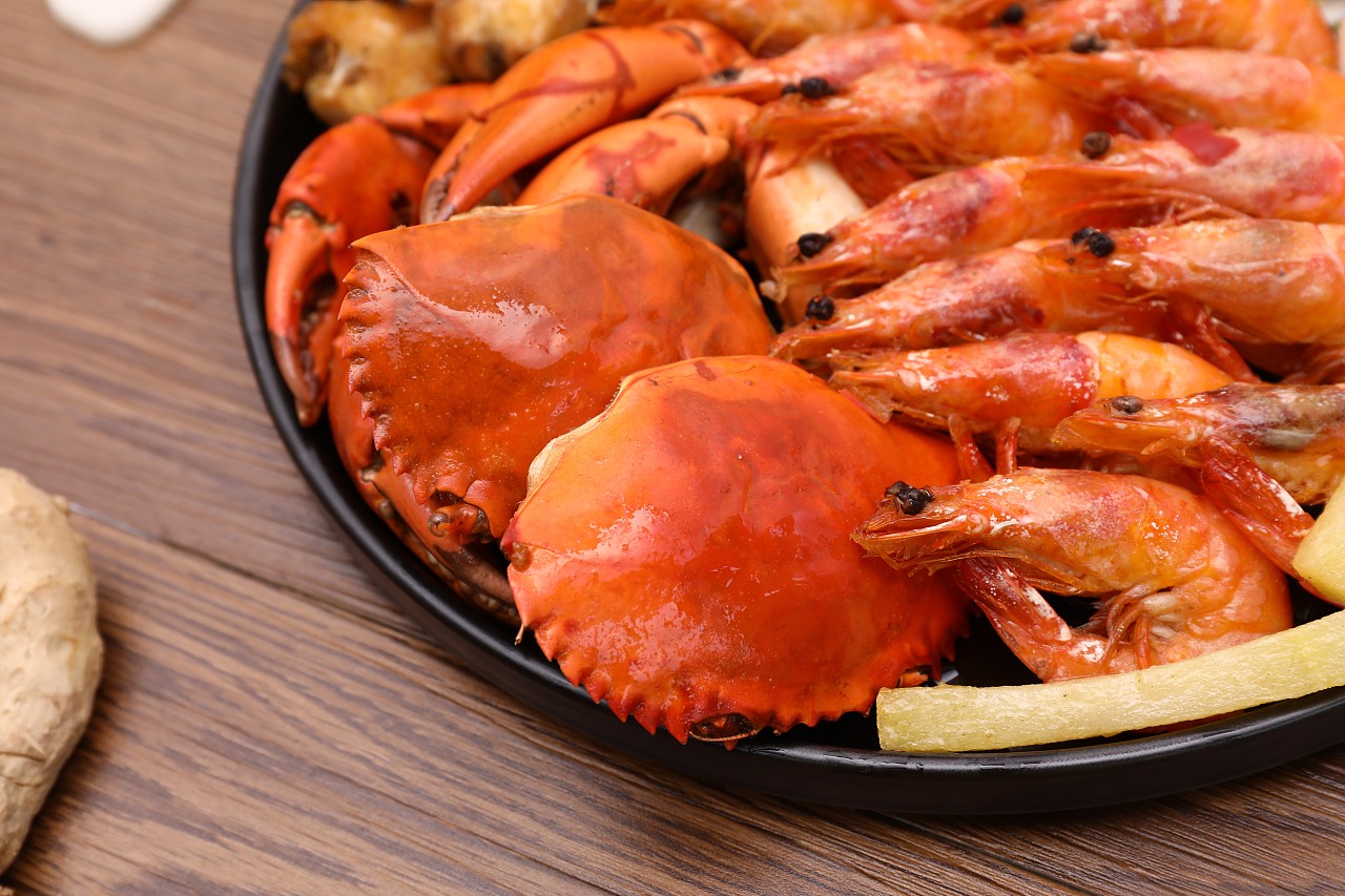 淘宝摄影食品螃蟹迷踪蟹外卖摄影产品精修金华设计