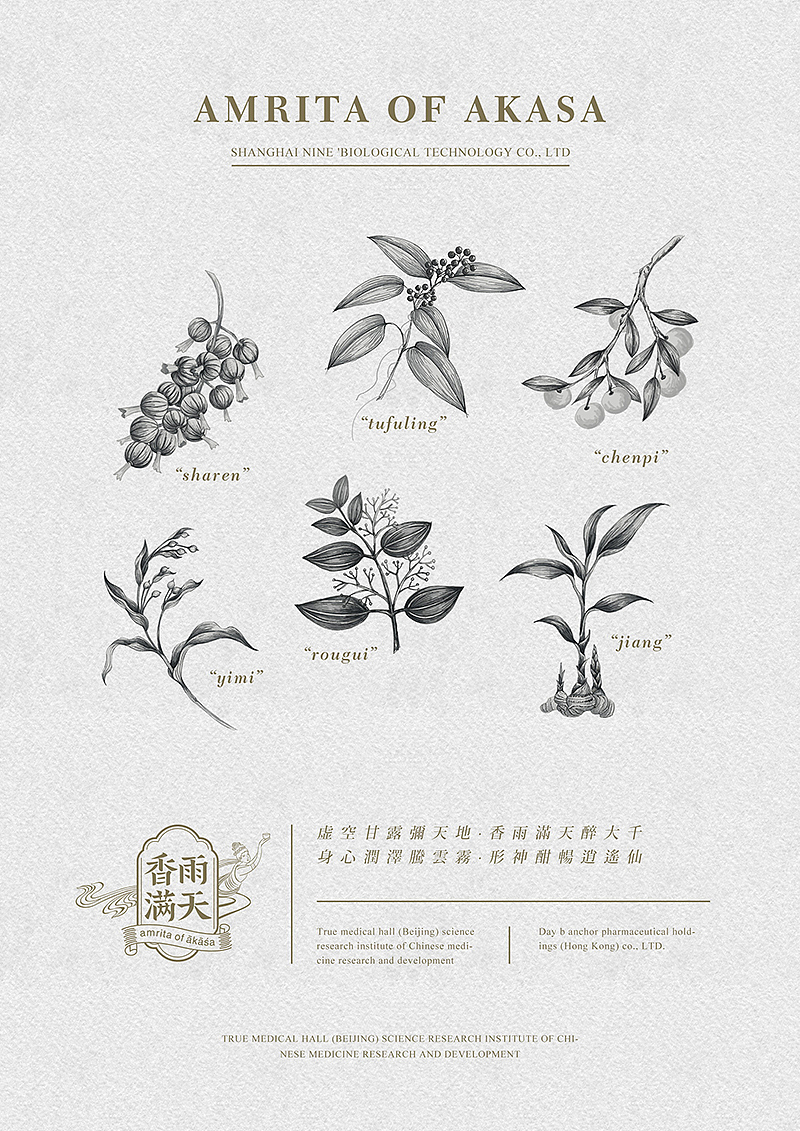 《香雨满天》保健茶品牌包装设计