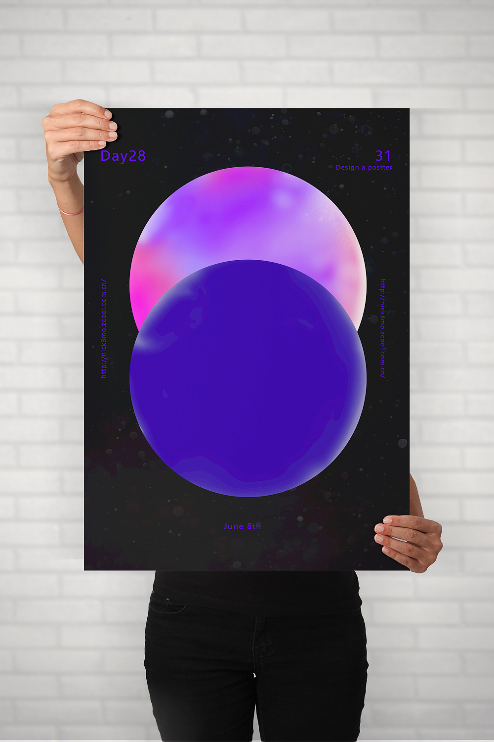 31 days | One day design a poster（图ZODE4NjY4ODA=） - 海报 - 站酷设计师隆隆哥哥原创素材 - 站酷ZCOOL