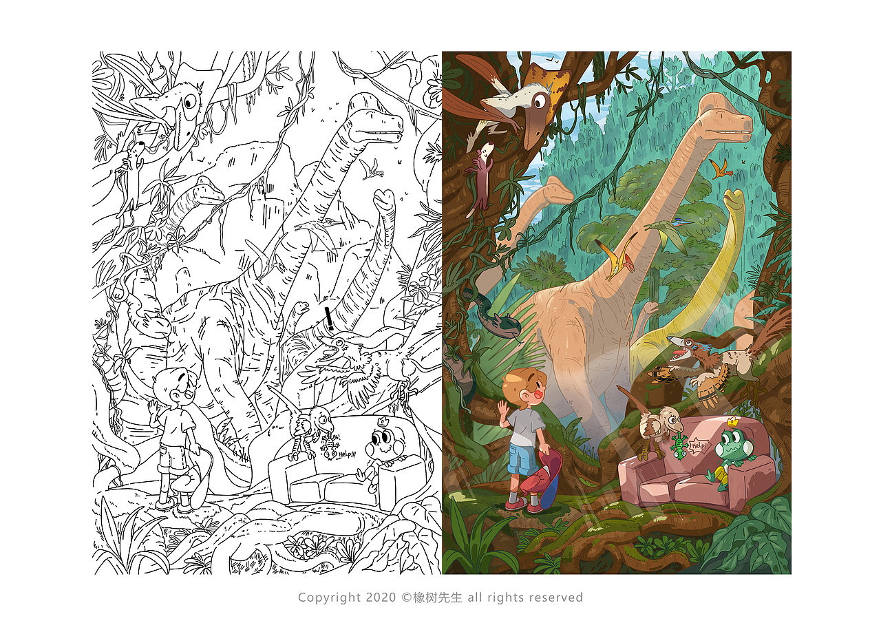 2020橡树先生大总结（图ZMjM3MDgyMDEy） - 商业插画 - 站酷设计师橡树先生原创素材 - 站酷ZCOOL