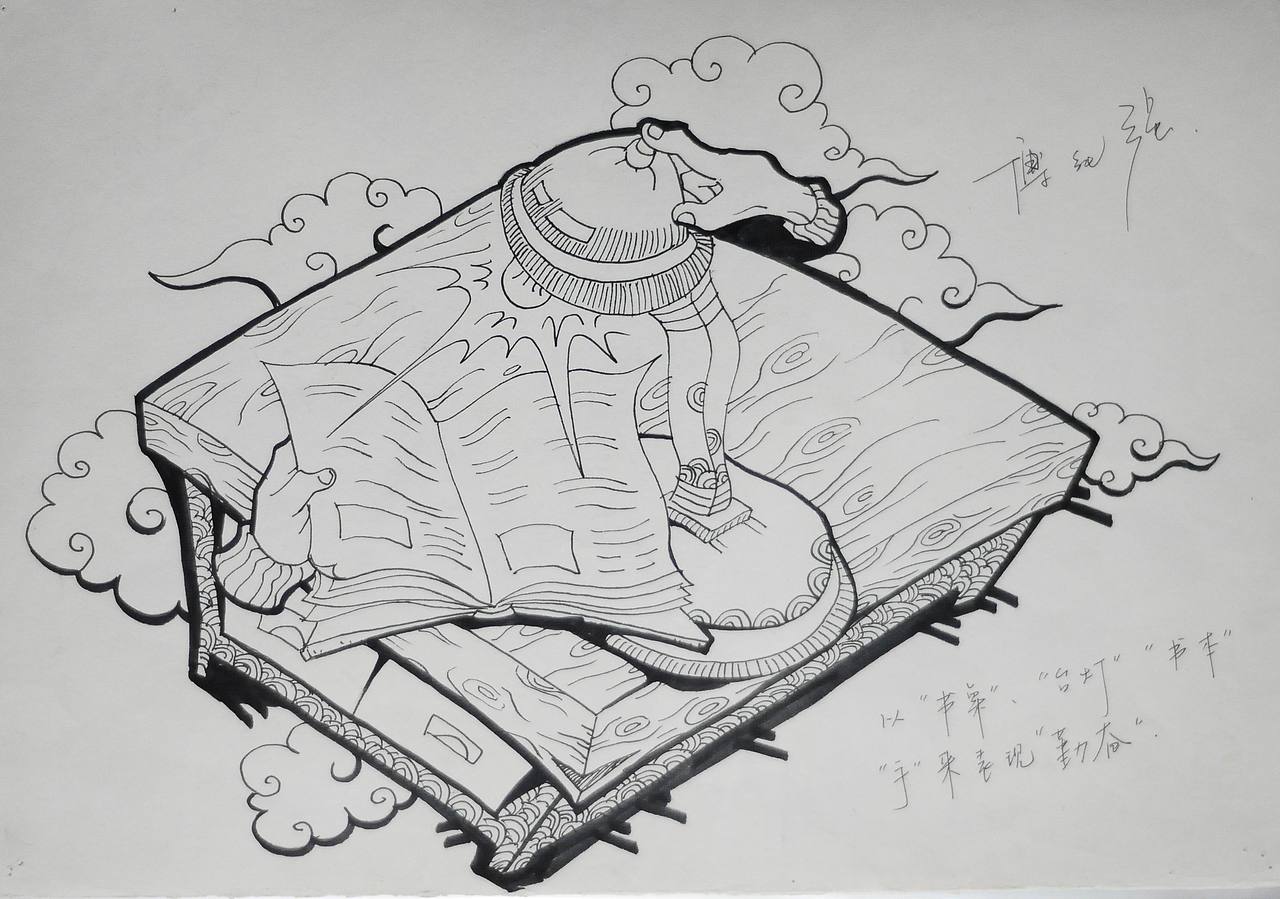 我的创意速写(图ZMTY4NjcyNzY=) - 绘画 - 站酷设计师傅淳强画者之旅原创素材 - 站酷ZCOOL