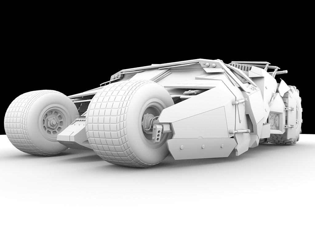 蝙蝠侠 黑暗骑士 战车TUMBLER