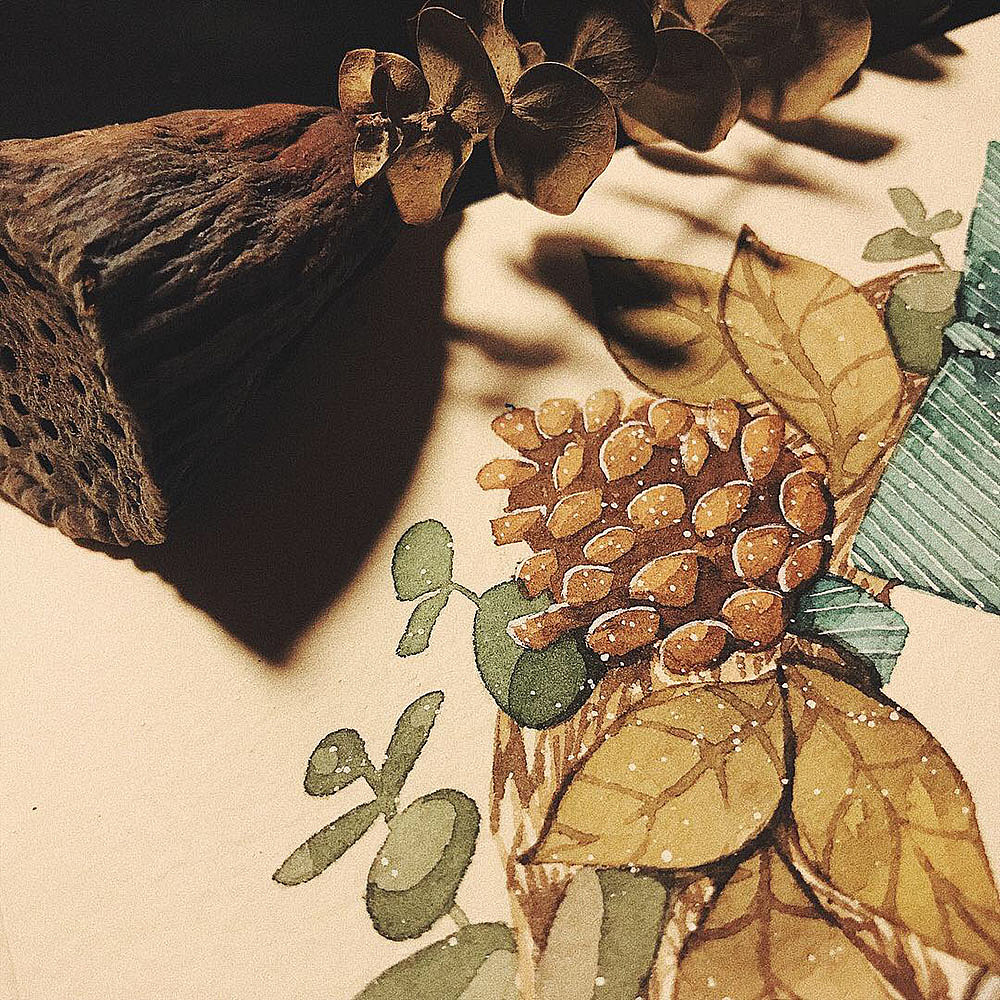 松塔|纯艺术|绘画|麦刻风_原创作品-站酷zcool