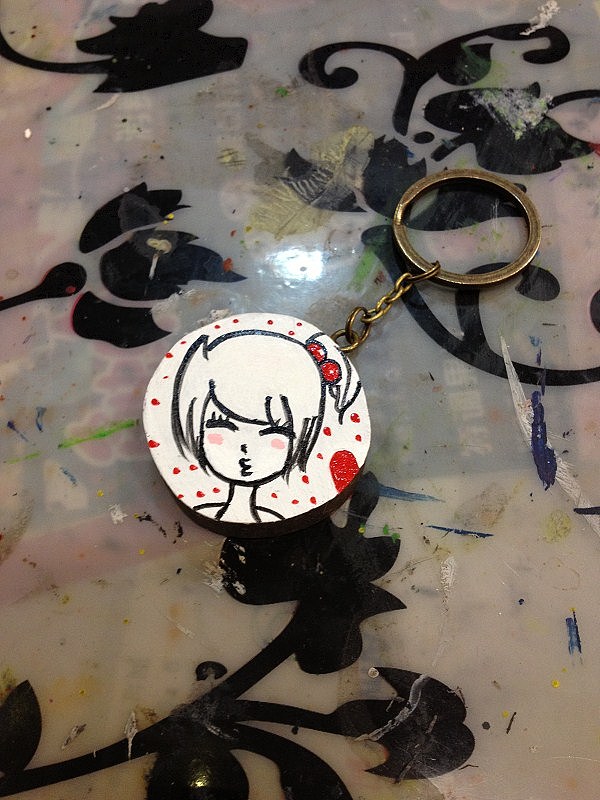 手绘钥匙牌（图ZNjMzNTE1OTI=） - 工艺品设计 - 站酷设计师W_X_L_原创素材 - 站酷ZCOOL