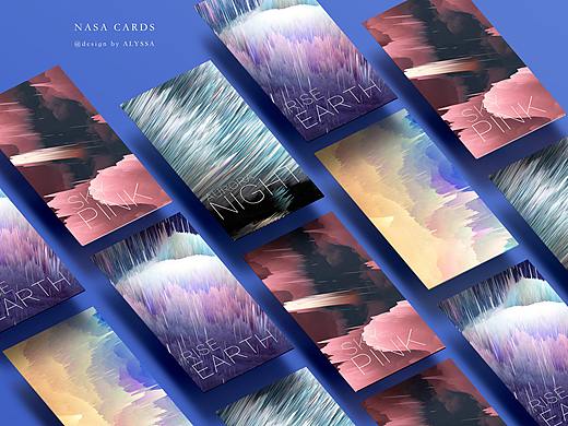 星云图案设计 CARDS原创图案卡片