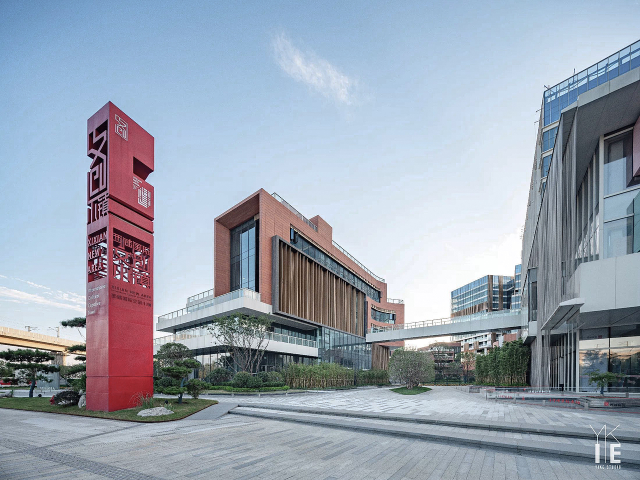 西咸文创小镇丨沣河畔的「错位立方体」（图ZMjUxMzUzNDUy） - 环境/建筑摄影 - 站酷设计师市侩原创素材 - 站酷ZCOOL