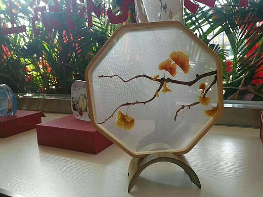 一席文创 手工双面绣画框 苏绣刺绣照片墙