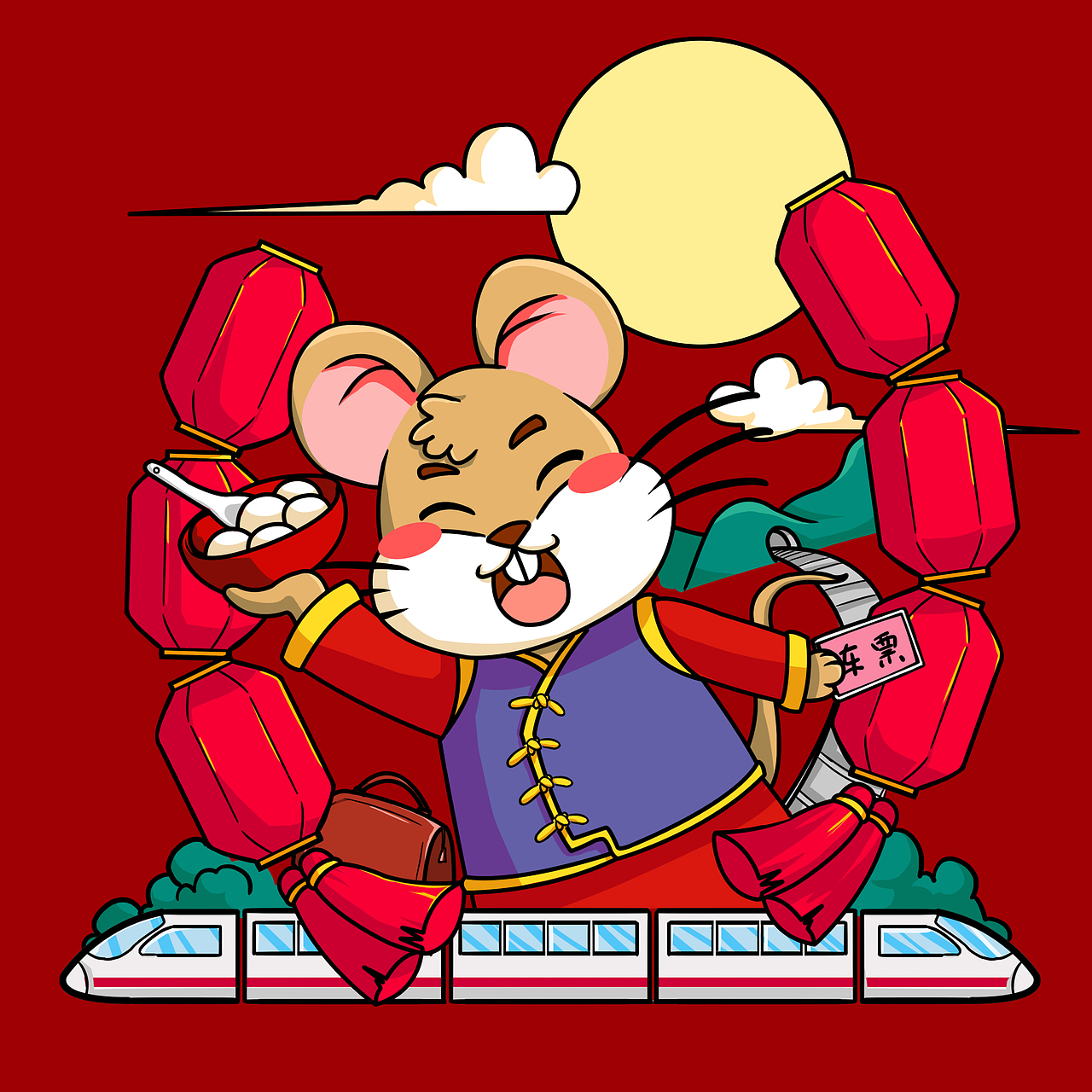 鼠——ip（图ZMjU2MDgzMjUy） - 商业插画 - 站酷设计师良珮原创素材 - 站酷ZCOOL