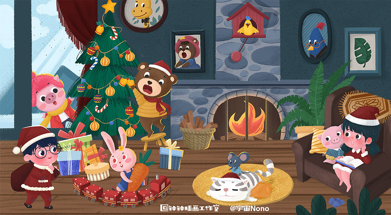 工作室成员作品-宇宙Nono（图ZMjQxMDcxOTEy） - 儿童插画 - 站酷设计师钟钟插画工作室原创素材 - 站酷ZCOOL