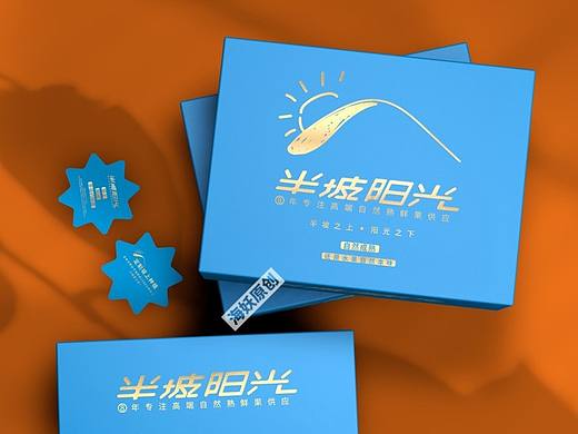 ｛原创｝水果零食食品礼盒手绘插画包装设计