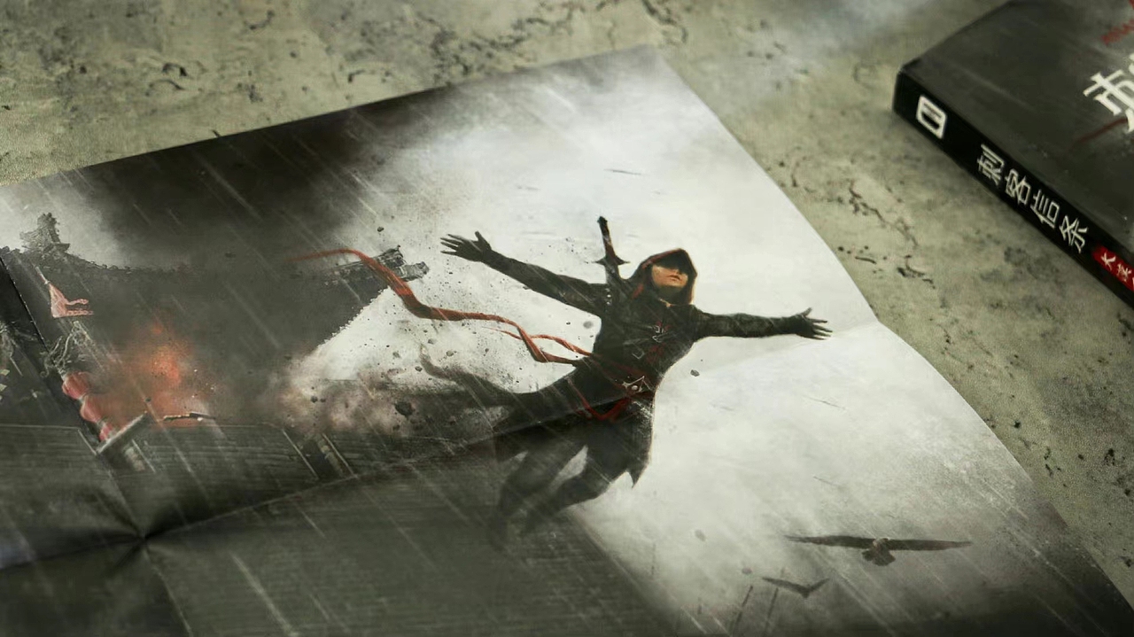 我为法国育碧《刺客信条》新书绘制的封面