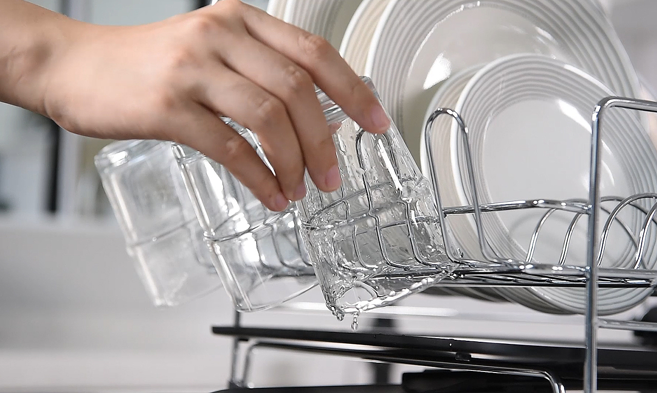 不锈钢碗碟架视频拍摄