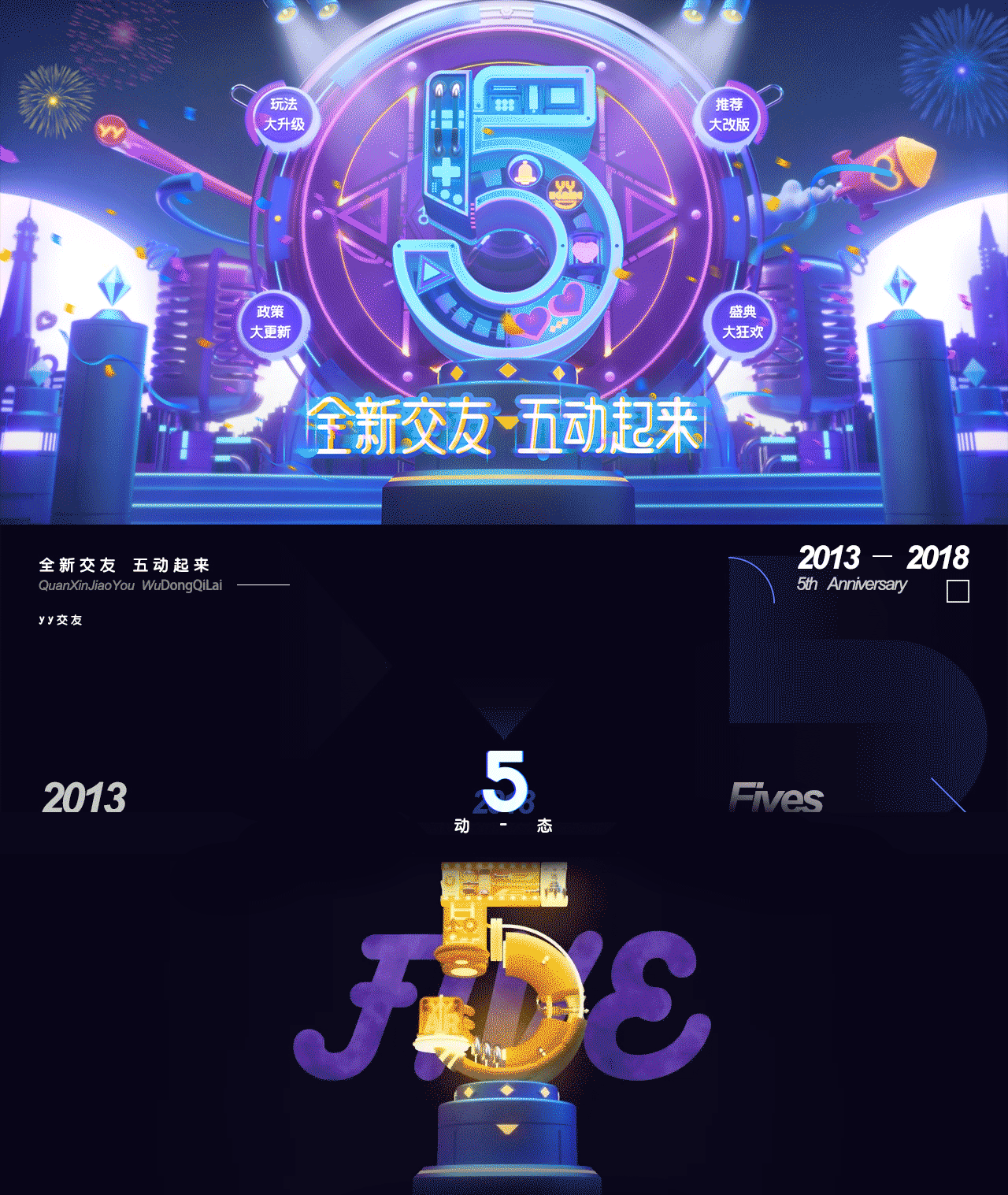 YY交友五周年（图ZMTIzMzE2NDI0） - 运营设计 - 站酷设计师Rinooo原创素材 - 站酷ZCOOL
