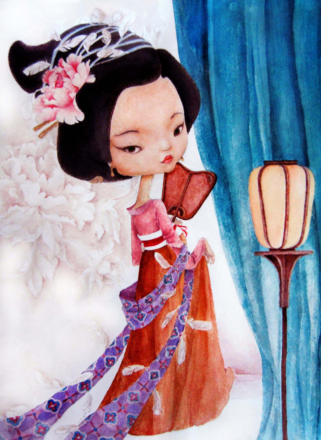 【杨玉环】|插画|创作习作|良辰grace - 原创作品 - 站酷 (zcool)