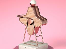 C4D小临摹 from Andreas Wannerstedt - Balance