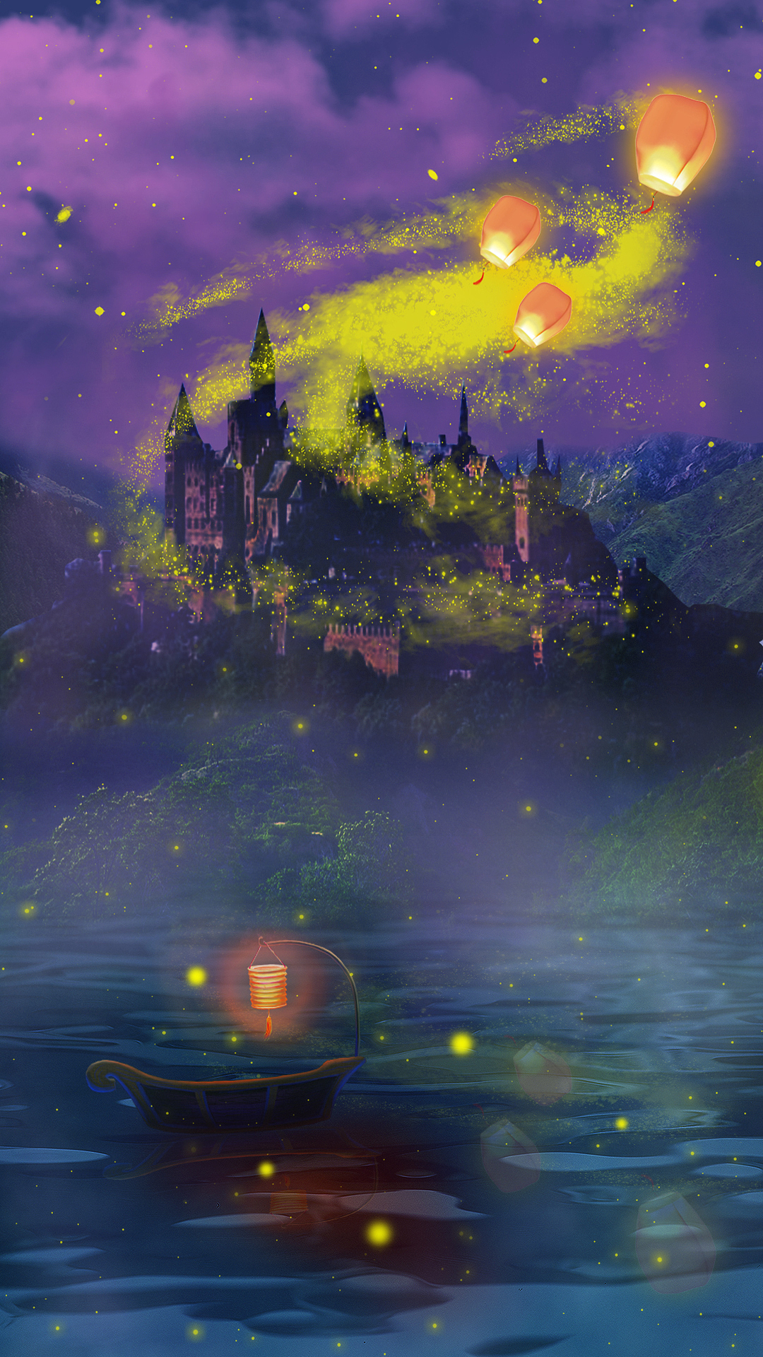 新一轮梦幻壁纸（图ZMjA5MjkzOTgw） - 商业插画 - 站酷设计师Sarah瑾萱原创素材 - 站酷ZCOOL