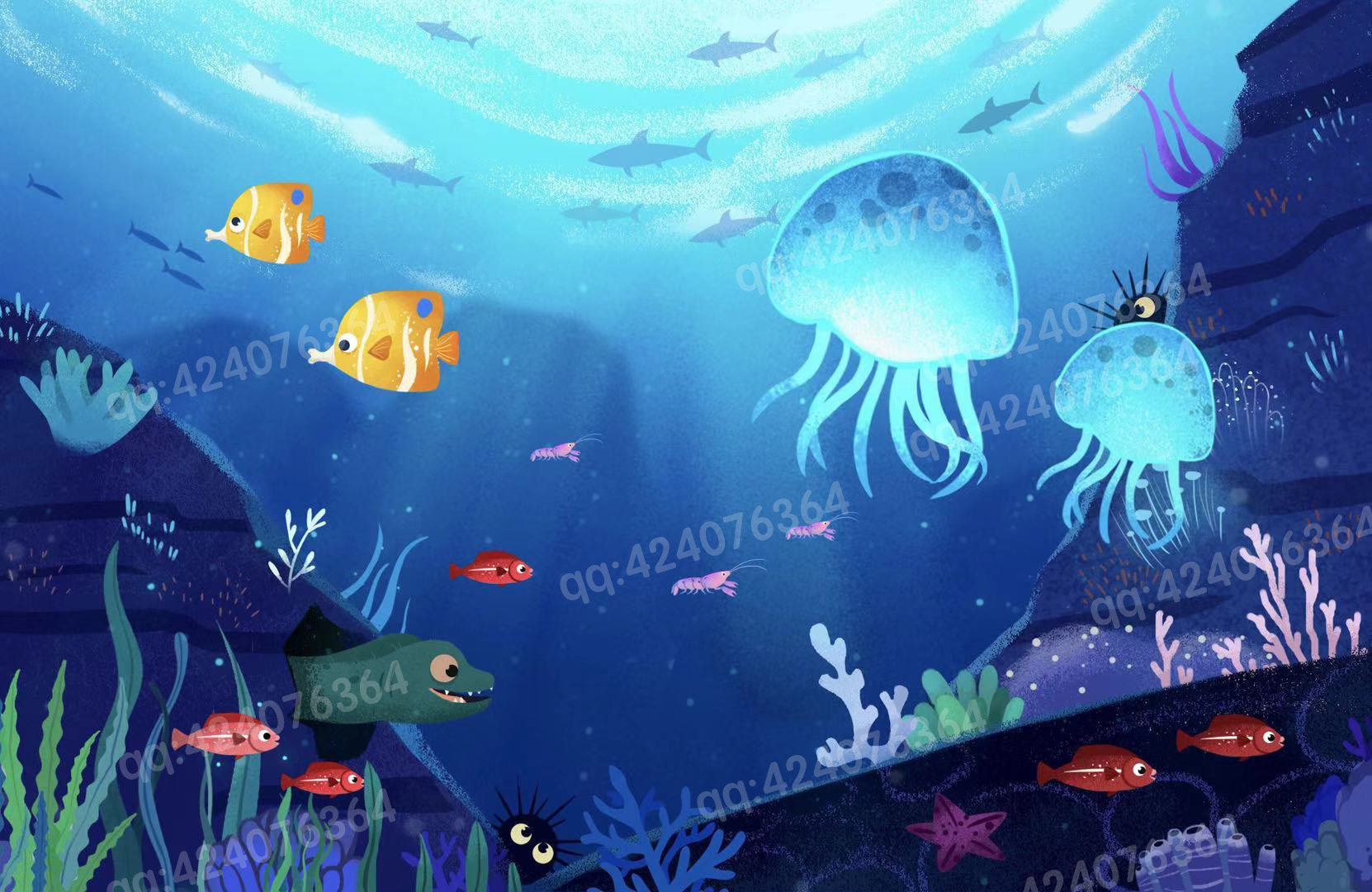 《海底世界》动画视频制作分镜头设计-黄鹤楼动漫动画制作公司！
