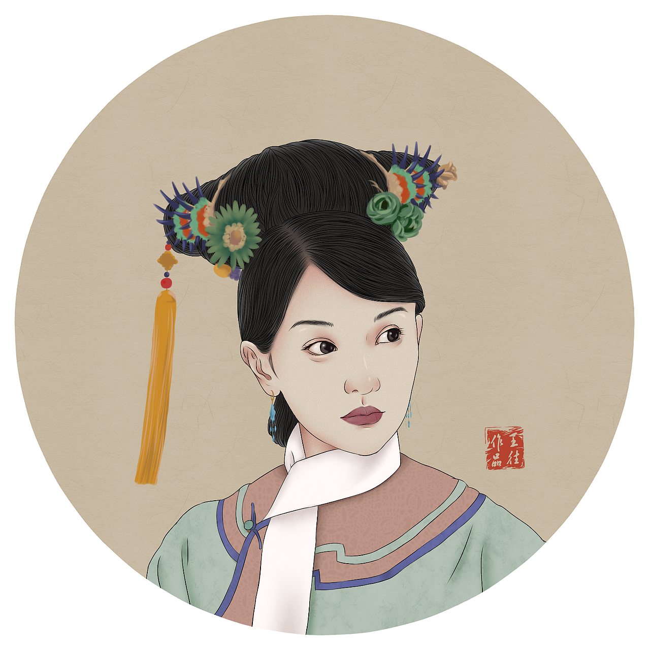 《如懿传》系列（图ZMTI3OTAzMTY4） - 创作习作 - 站酷设计师王往Robin原创素材 - 站酷ZCOOL