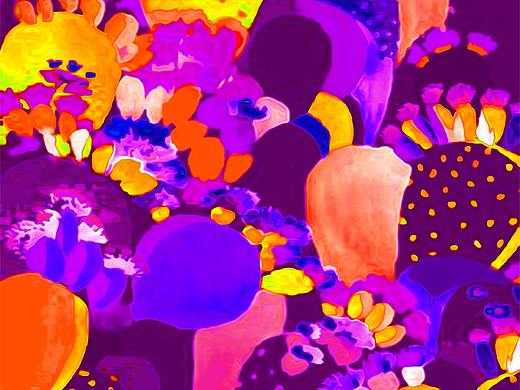 仙人掌（个人主页-ZNDkzMDE4NzI=） - 图案 - 站酷设计师可可西里江南梦原创素材 - 站酷ZCOOL