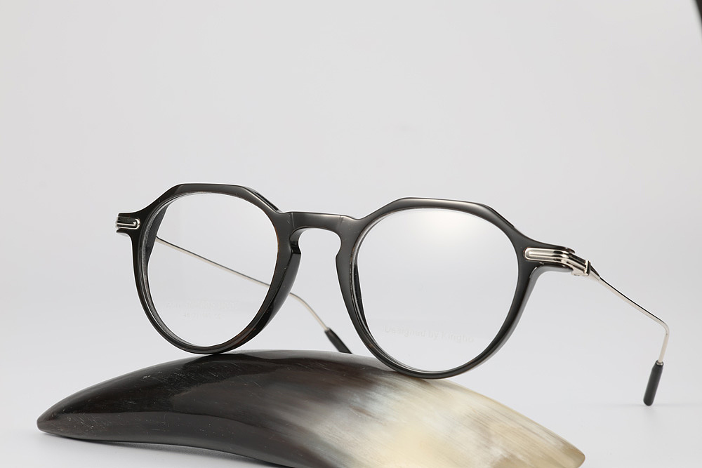 肖战同款牛角眼镜OH1605_同林德伯格款牛角眼镜-新创森