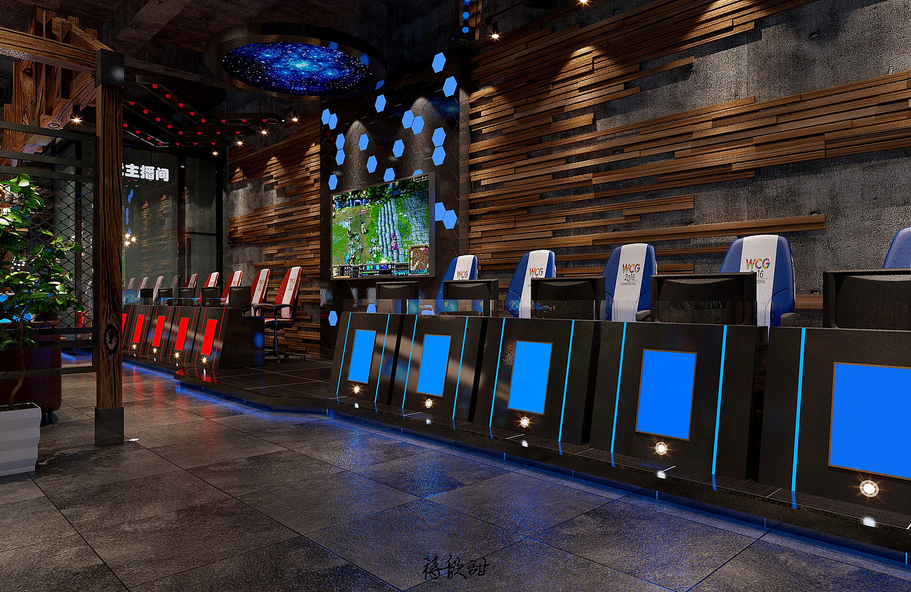 工装—— 一个能放松压力和缓解压力的网咖