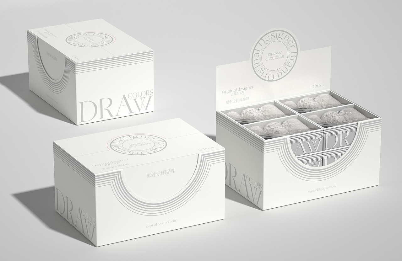 荟色彩品牌内裤包装陈列美陈策划设计