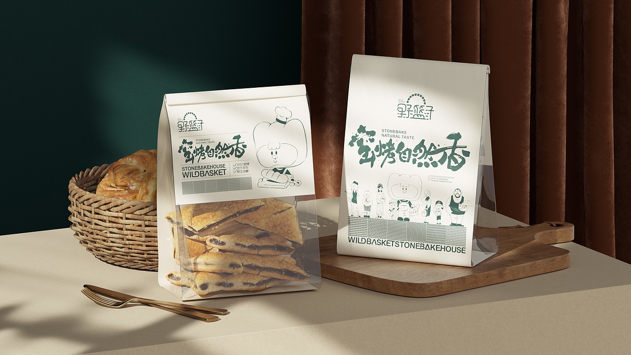 石窑面包品牌设计——子非乌鸦（图ZMjk4MjIxNTIw） - IP形象 - 站酷设计师子非乌鸦原创素材 - 站酷ZCOOL