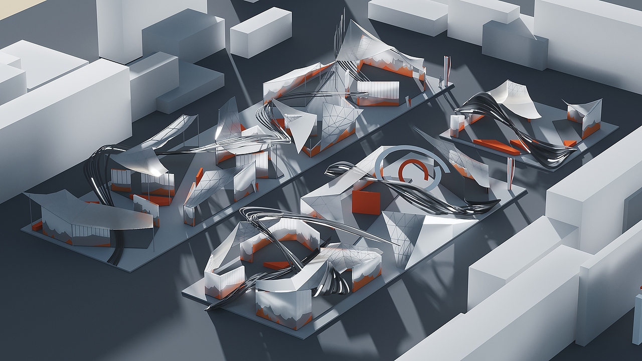 2022阿里巴巴云栖大会概念稿（图ZMzM3MTkwNjA0） - 展陈设计 - 站酷设计师小文sama原创素材 - 站酷ZCOOL