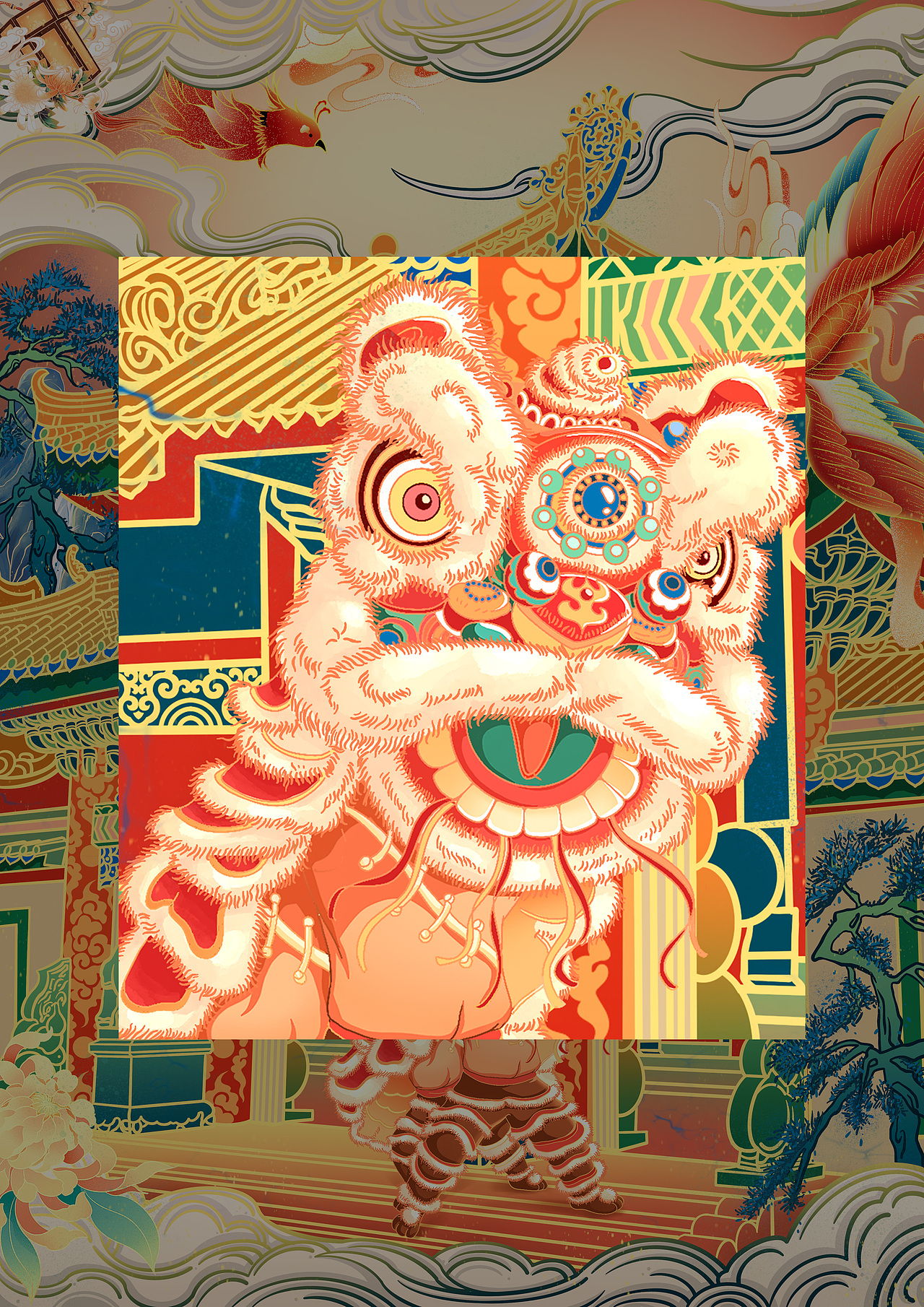 城隍庙/主题插画（图ZMzQ0NjA3NDYw） - 商业插画 - 站酷设计师ITND原创素材 - 站酷ZCOOL