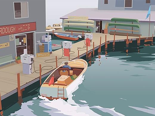 风景插画