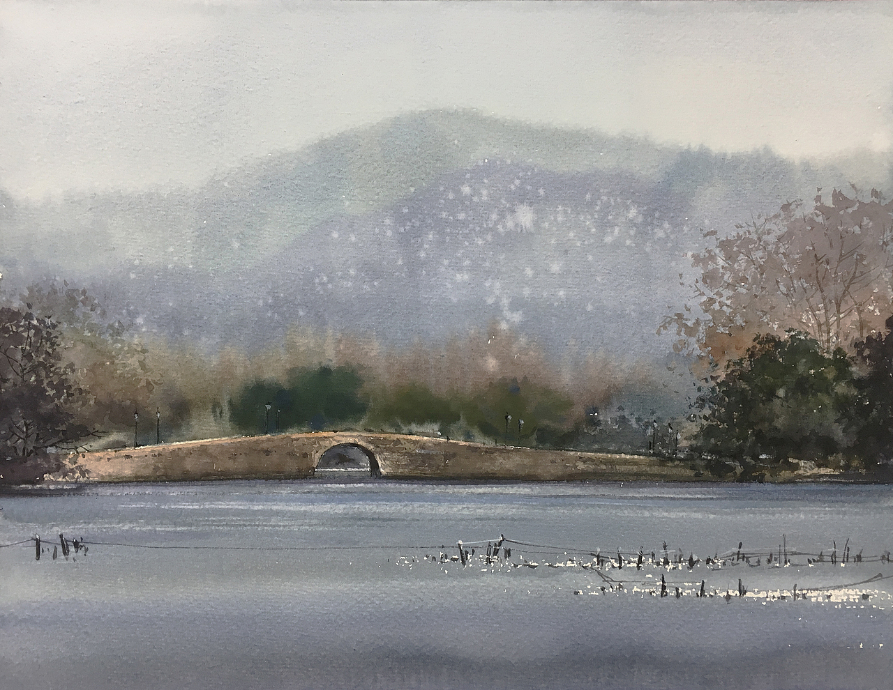 那些年画的西湖（图ZMjQ5MTE0ODQ4） - 绘画 - 站酷设计师孙小良的水彩画原创素材 - 站酷ZCOOL