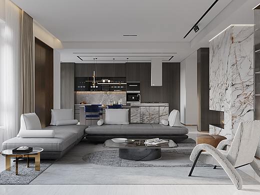 西湖公館現(xiàn)代極簡（個人主頁-ZNDczMTg3NTY=） - 家裝設(shè)計 - 站酷設(shè)計師筱雨xiaoyu原創(chuàng)素材 - 站酷ZCOOL