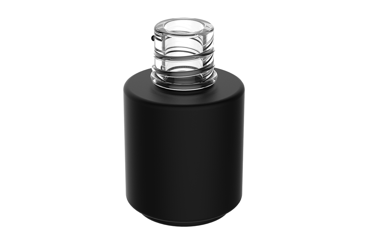 指甲油 瓶子 建模渲染