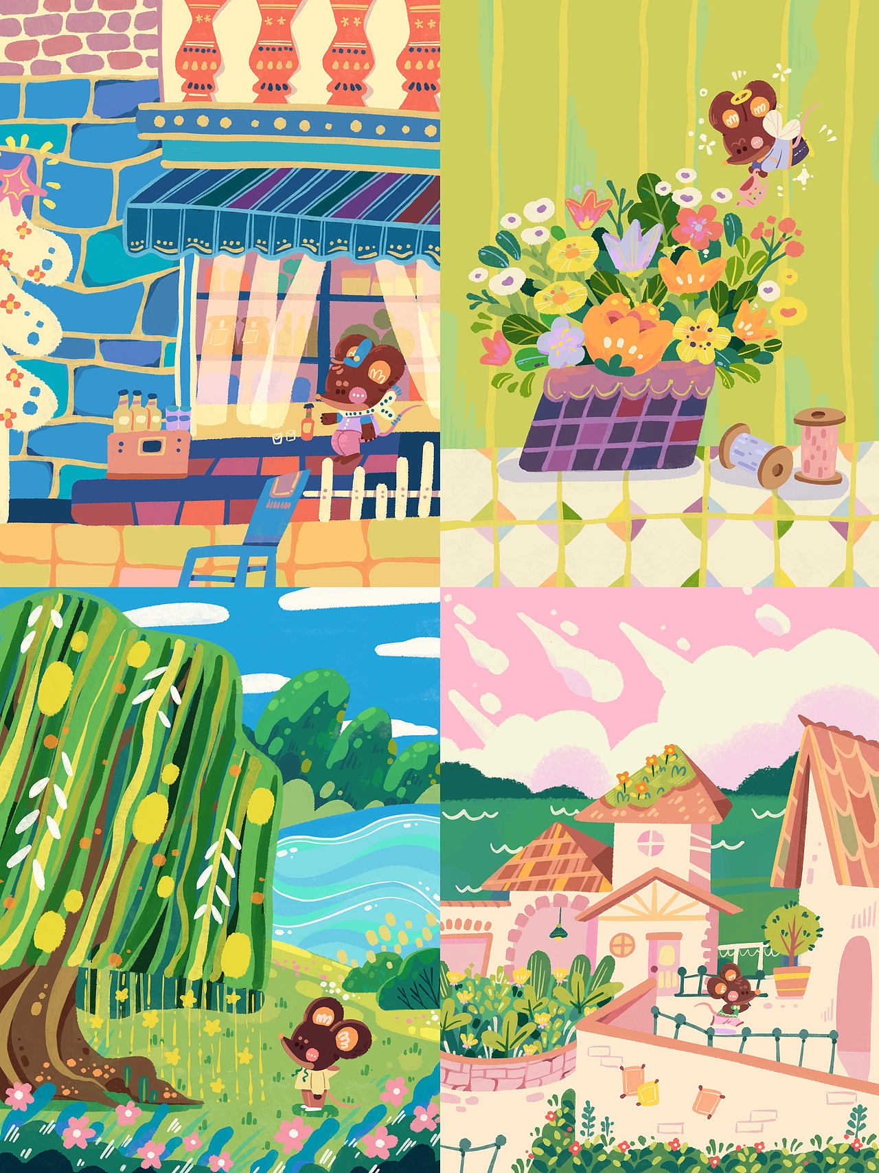 照片转插画练习49-60合集