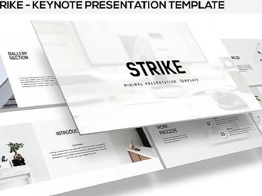 极简清新画册产品介绍Keynote模板