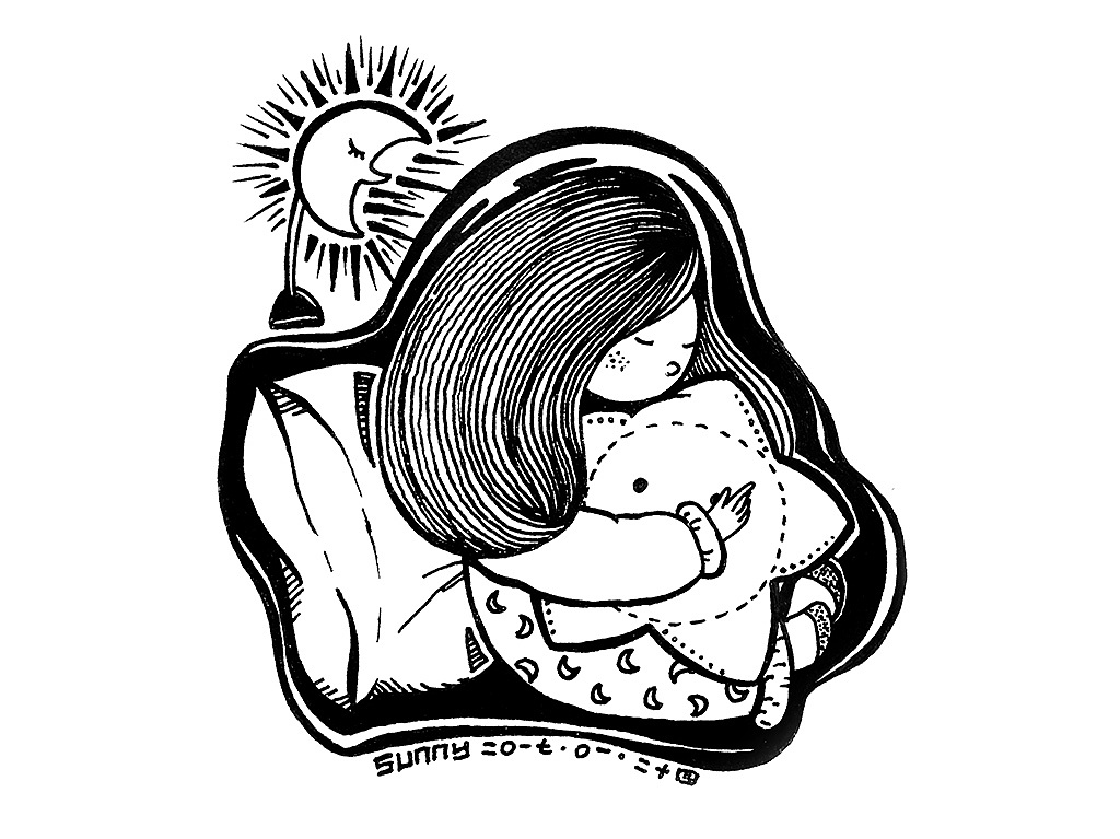 手绘黑白小画合集|插画|创作习作|sunnyroger - 原创作品 - 站酷