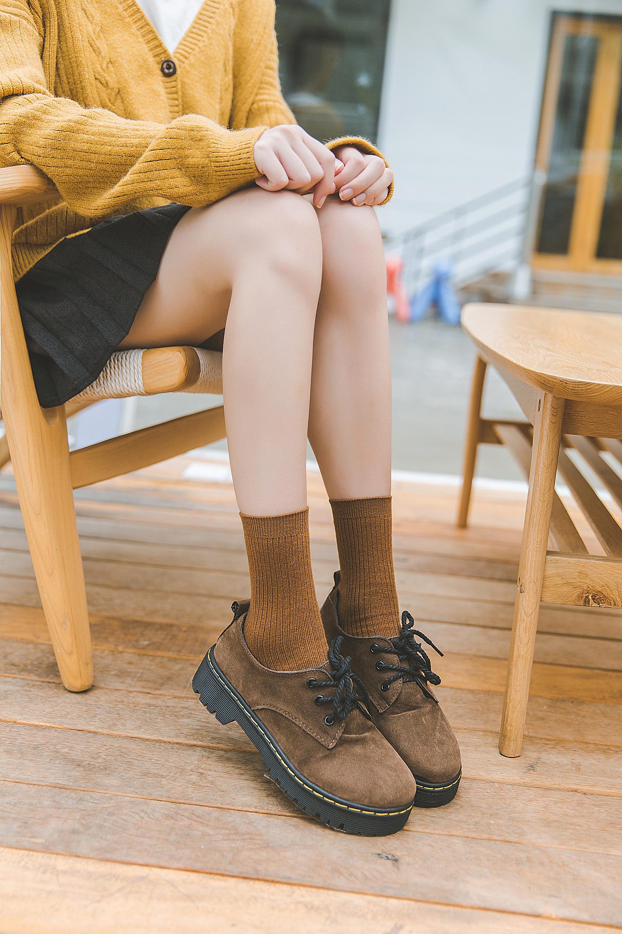 2018秋冬日系堆堆袜女袜羊毛袜