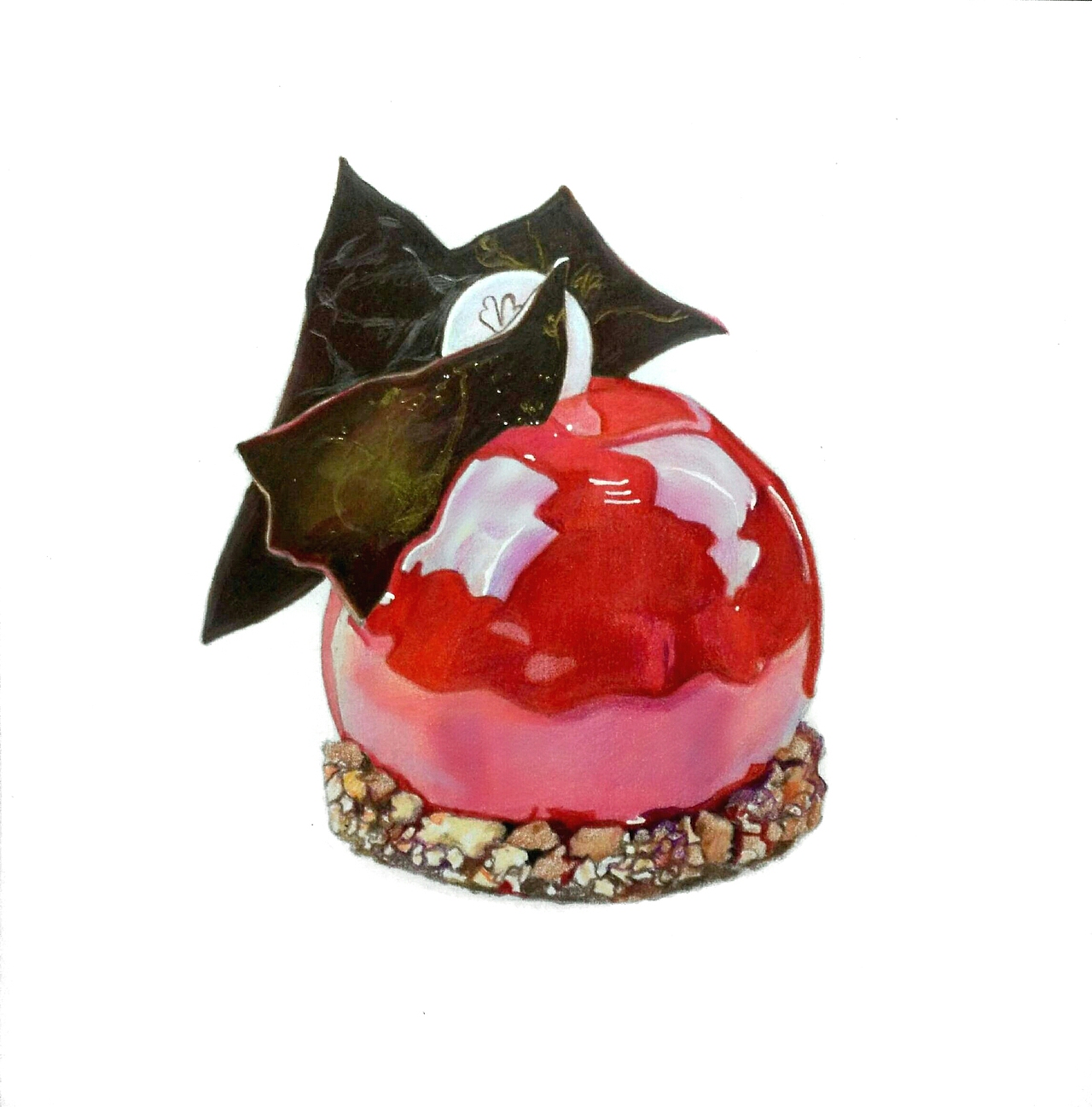 原创手绘-彩铅小物